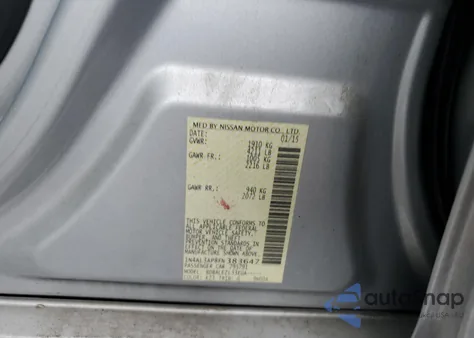 2015 Nissan Altima 2.5 from USA, damaged, VIN 1N4AL3AP8FN383647